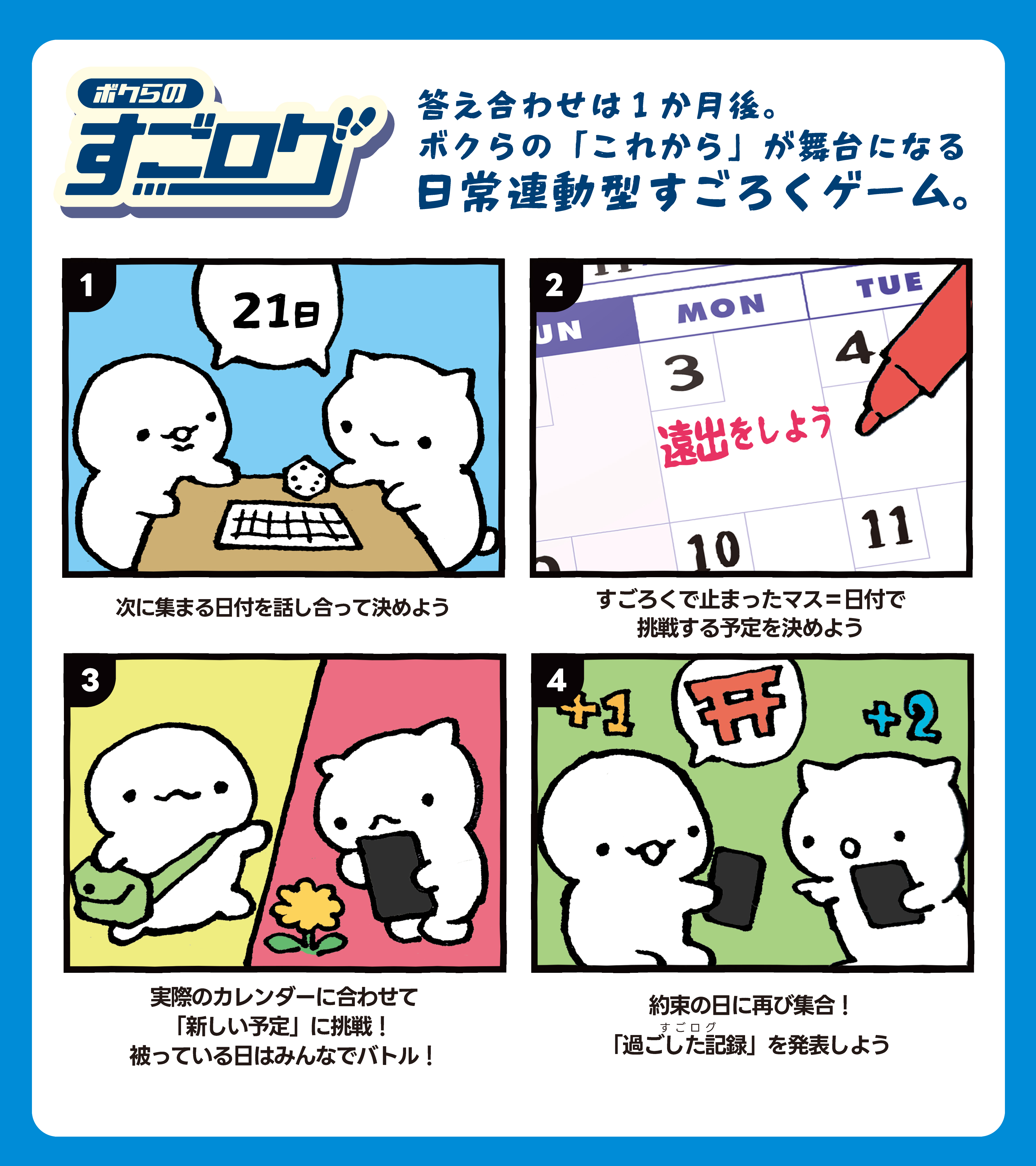 ボクらのすごログ 4コマまとめ